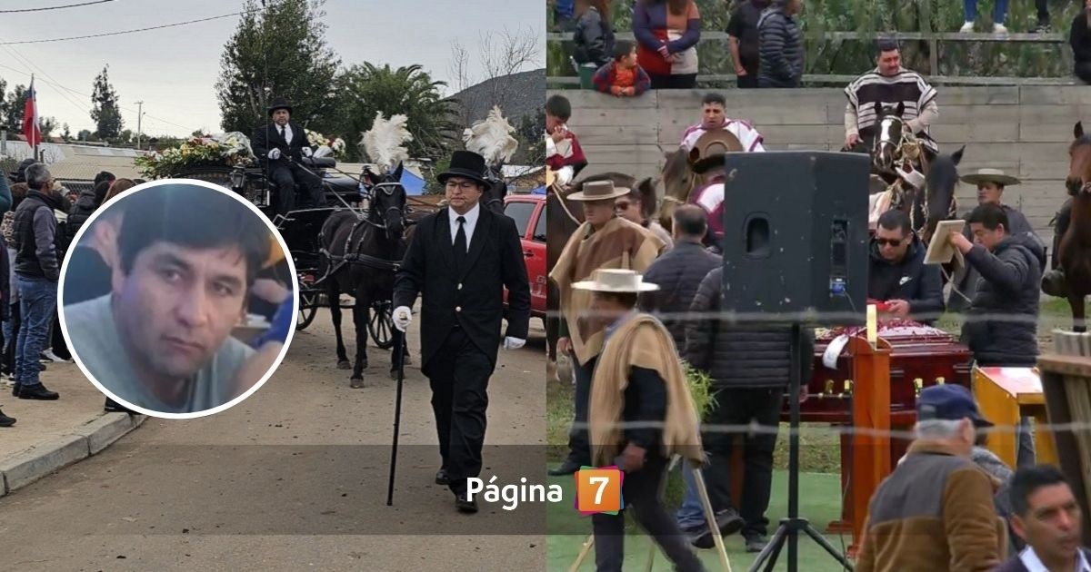 La multitudinaria y emotiva despedida de Paulo Marin, primer minero fallecido en tragedia de El Teniente