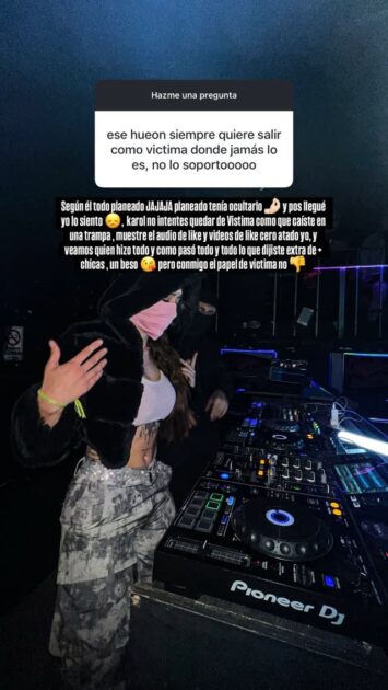 DJ Ilaisa le hizo desafiante invitación a Karol Lucero tras destapar infidelidad