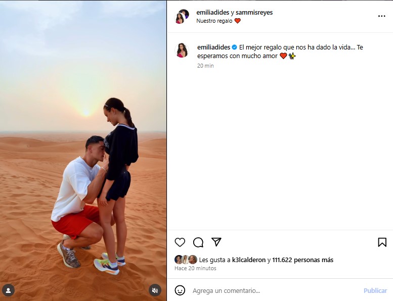 ¿Está embarazada? Emilia Dides impactó con tierno registro junto a Sammis Reyes