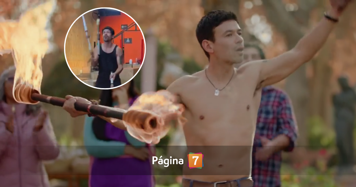 El entrenamiento de Chapu para su rol en Aguas de Oro