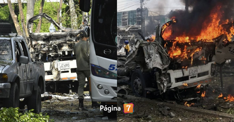 Explosión frente a base aérea en Colombia: confirman seis muertos y medio centenar de heridos