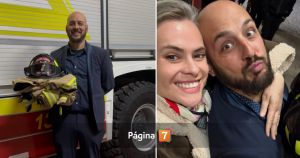 Federico Koch, ex Calle 7 y esposo de Eliana Albasetti, se sumó a Bomberos de Colina