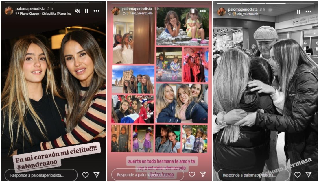 Paloma Aliaga también despidió a su hija
