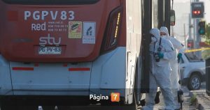 Hombre murió asesinado al interior de Bus RED en Santiago