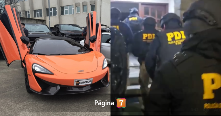 Reportan lavado de activos en La Araucanía: incautan avioneta y autos de lujo en megaoperativo