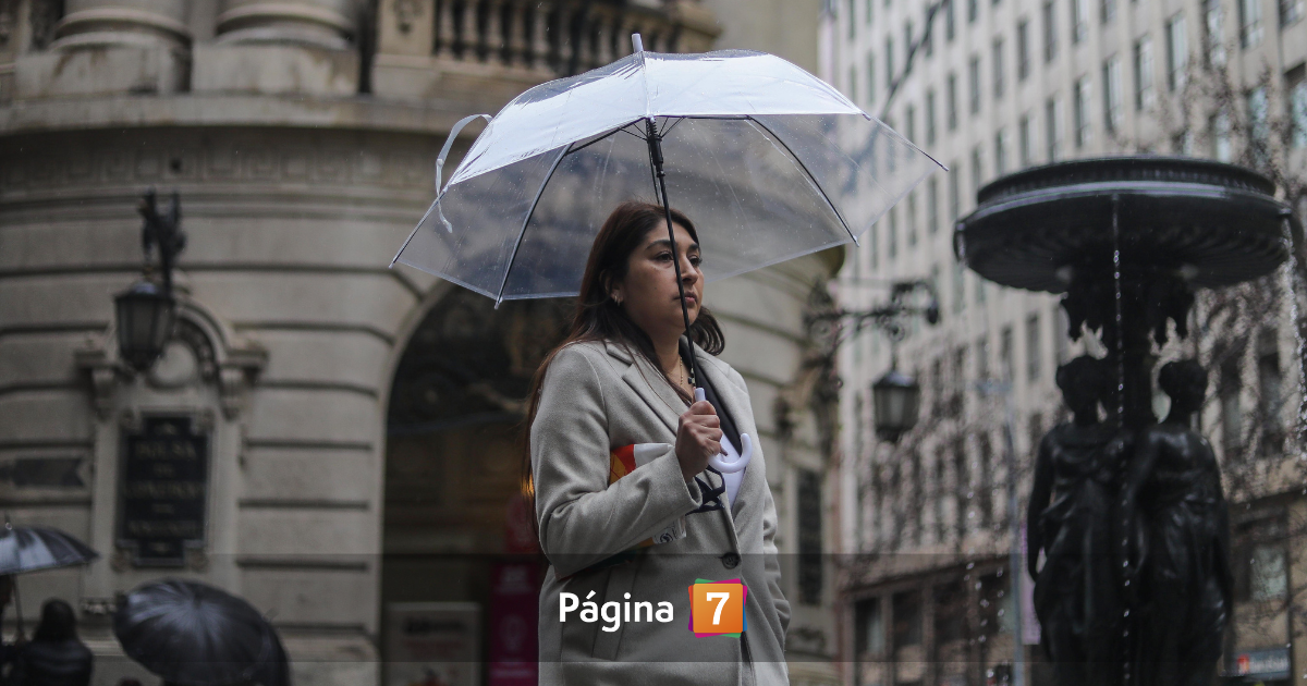 Lluvia y tormentas eléctricas: así estará el tiempo en Santiago este viernes feriado