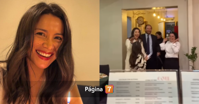 Loreto Aravena recibió tierna sorpresa de cumpleaños de Max Luksic: 