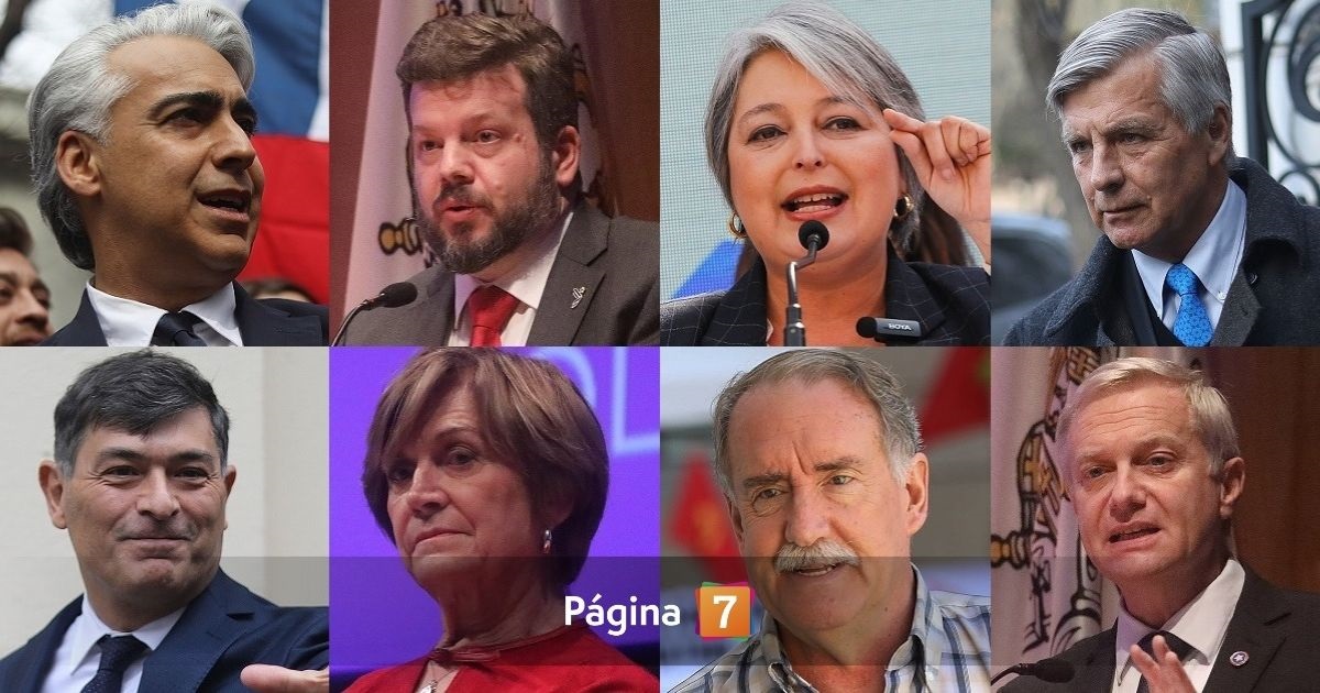 Tras cierre de inscripción en el Servel: los ocho candidatos presidenciales