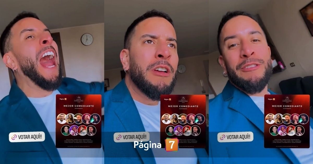 La cómica reacción del Pastor Rocha a su nominación en Premios Cordillera 2025
