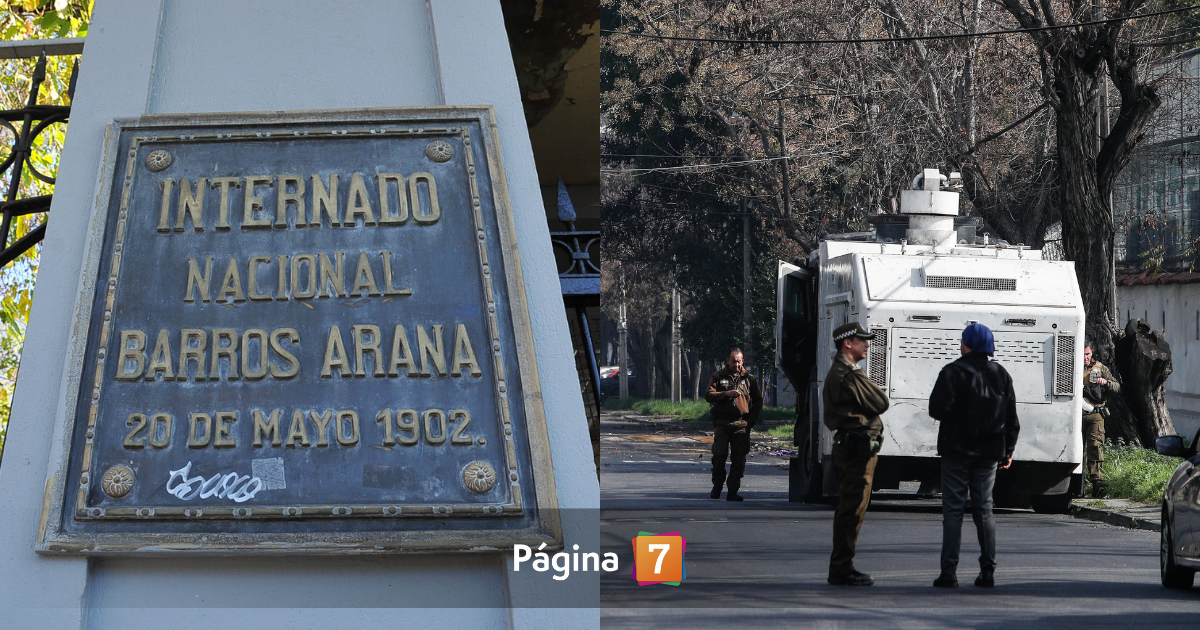 Rocían con bencina a profesor dentro del Internado Nacional Barros Arana (INBA): "No fue accidente"