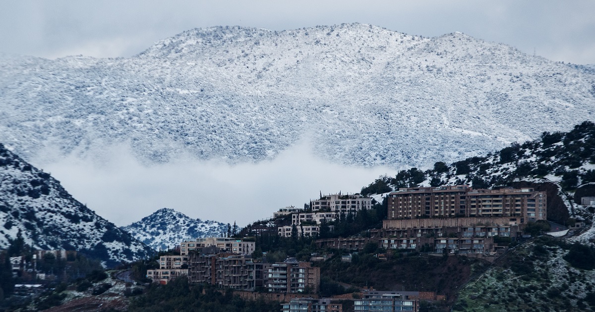 Nieve en Santiago