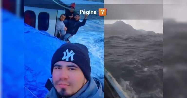 Video mostró angustiantes momentos previos a hundimiento de lancha en Magallanes: 4 desaparecidos