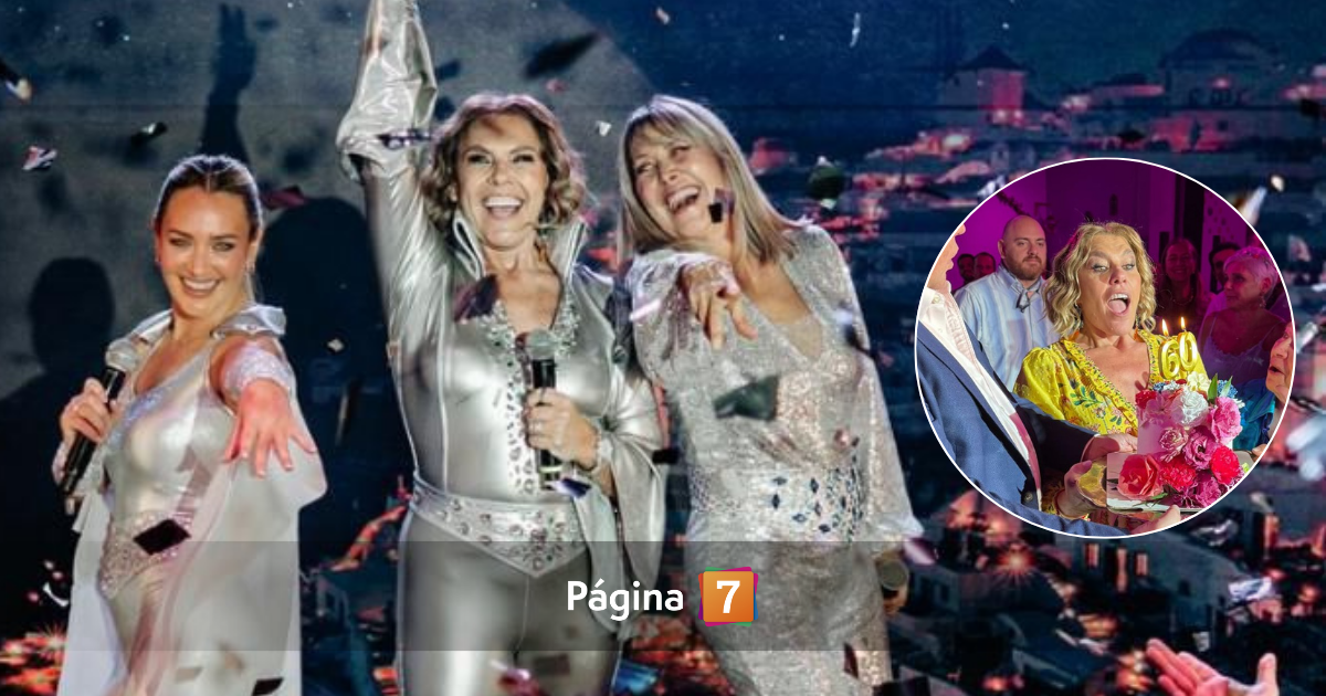 Vivi Kreutzberger celebró sus 60 años: hizo show de Abba con Daniela Nicolás y Andrea Tessa
