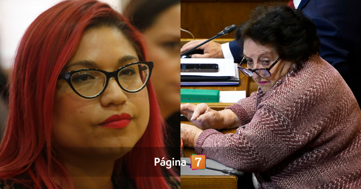 Alejandra Valle y la diputada Cordero