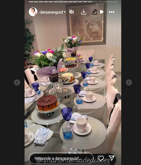 Daniela Aránguiz y cumpleaños de su hija