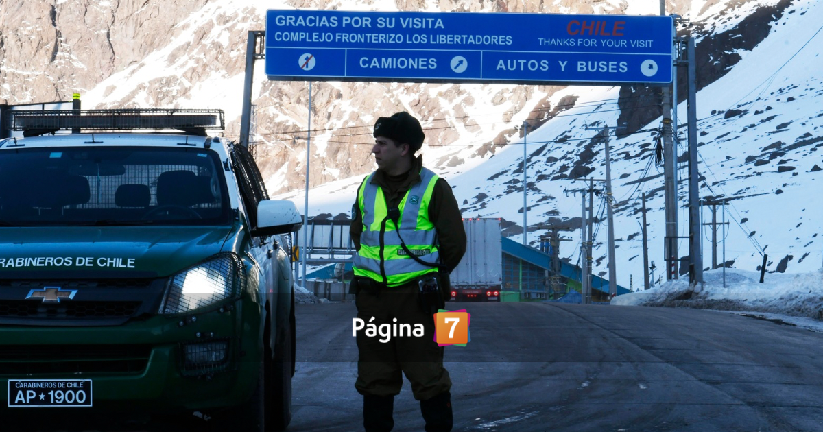 Suspenden Paso Los Libertadores por nevadas y viento intenso en la cordillera