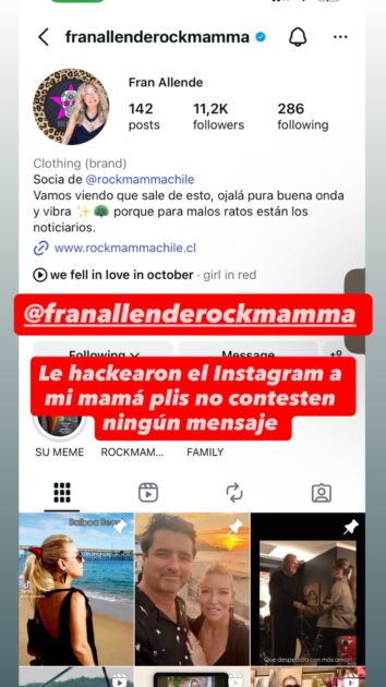 Hackeo a esposa de Jorge Zabaleta