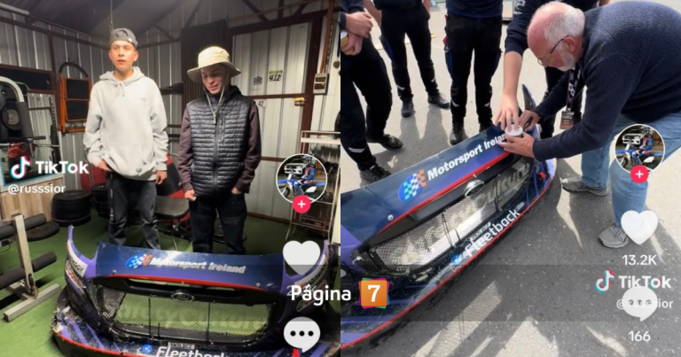 Gestazo en el WRC Chile: jóvenes devuelven parachoques y reciben recompensa