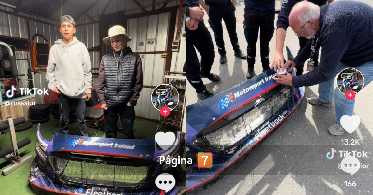 Dos jóvenes fanáticos del Rally vivieron un experiencia inédita en el WRC Chile