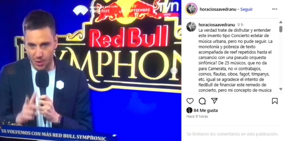 Horacio Saavedra critica sin piedad show sinfónico de Pablo Chill-E: "Un remedo de concierto"