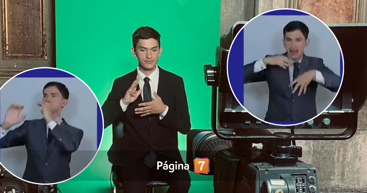 Intérprete de señas Parada Militar