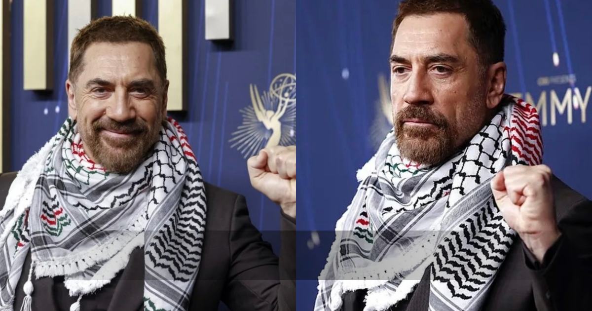 Javier Bardem estuvo presente en la alfombra roja de los Emmys 2025