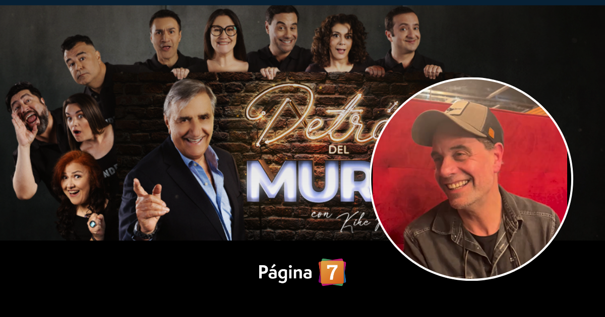 Imagen de Julio Jung y en el fondo parte del elenco de Detrás del Muro