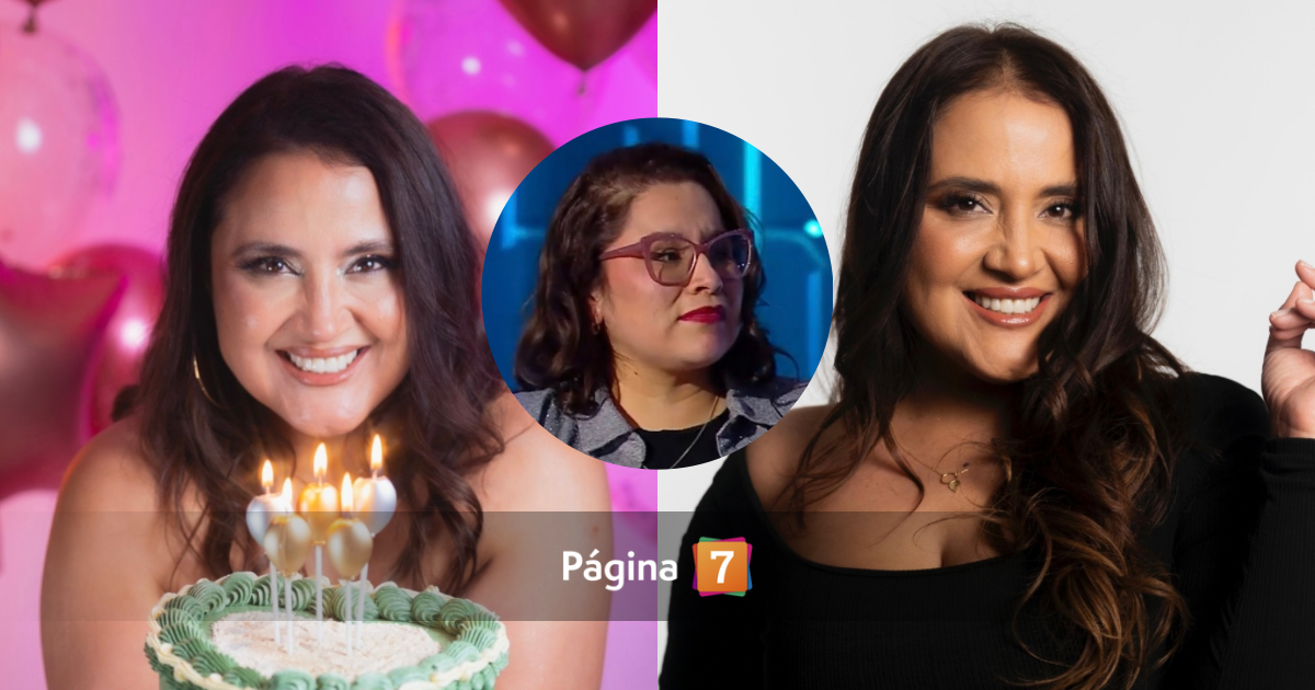 Pamela Leiva se emocionó con humorista en Coliseo