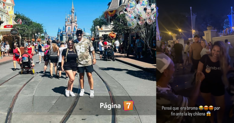 Perla Ilich se comprometió en Disney: “Te amo, seremos marido y mujer”