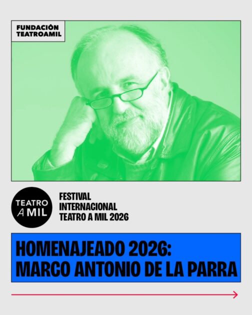 Fundación Teatro a Mil homenajeará a Marco Antonio de la Parra