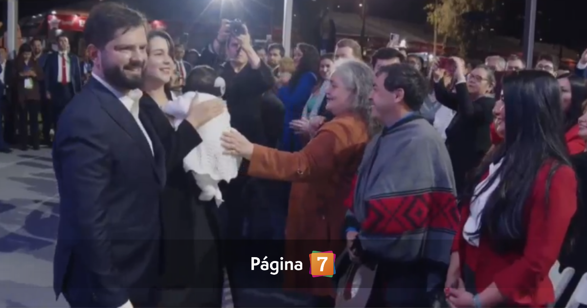 Boric llegó junto a su pareja e hija a inauguración de fondas: fue recibido entre aplausos y pifias