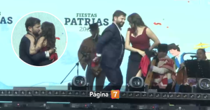 Así fue el primer pie de cueca del presidente Boric junto a su pareja: cerró con romántico beso