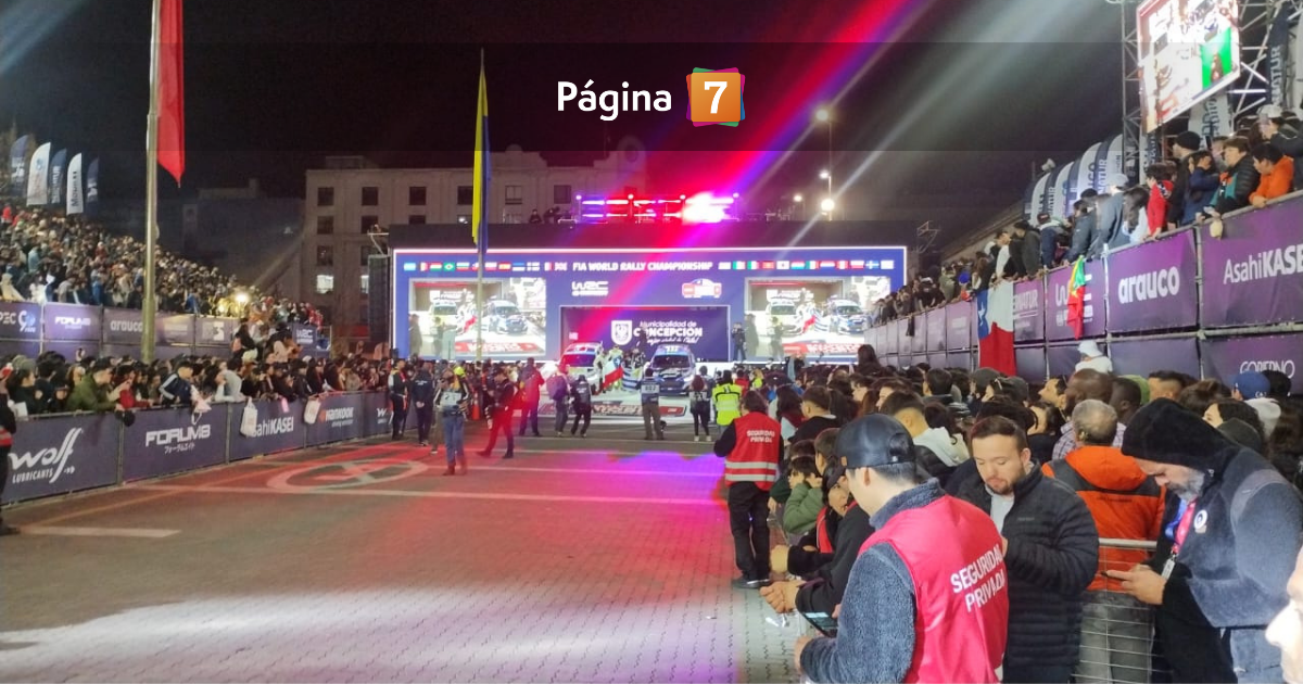 Concepción, epicentro del rally mundial: multitudinaria largada protocolar dio inicio al WRC Chile