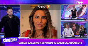 Carla Ballero habló vía telefónica en 'Sígueme' y protagonizó tenso intercambio con Daniela Aránguiz