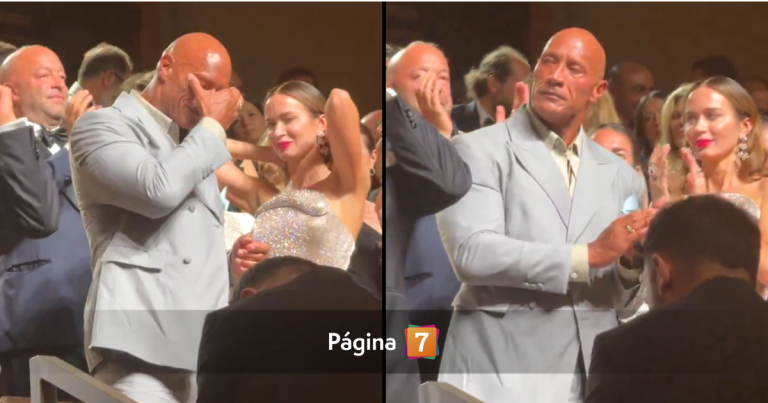 Dwayne Johnson no pudo contener el llanto tras ovación de 15 minutos por 'The Smashing Machine'