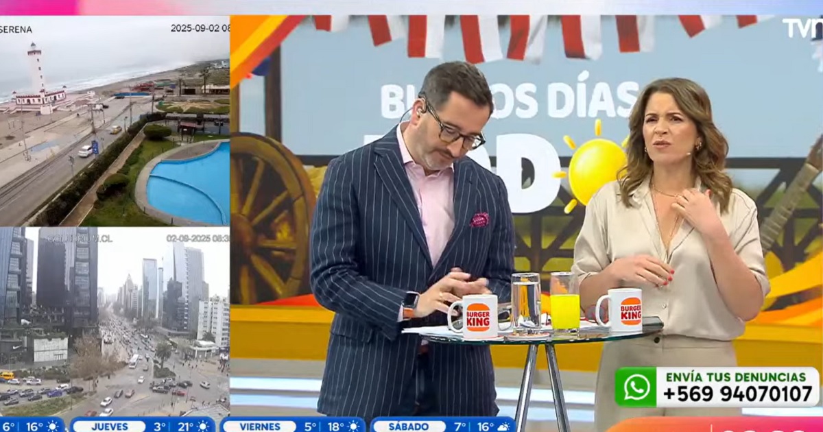 Eduardo Fuentes y Monse Álvarez en el Buenos días a todos