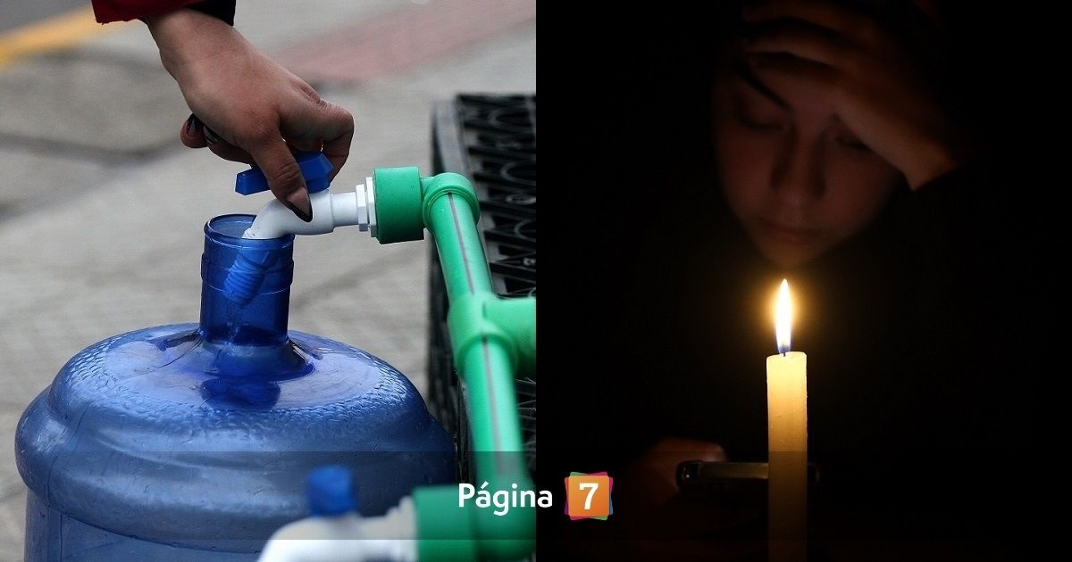 Enel y Agunas Andinas anunciaron cortes de suministros para la Región Metropolitana