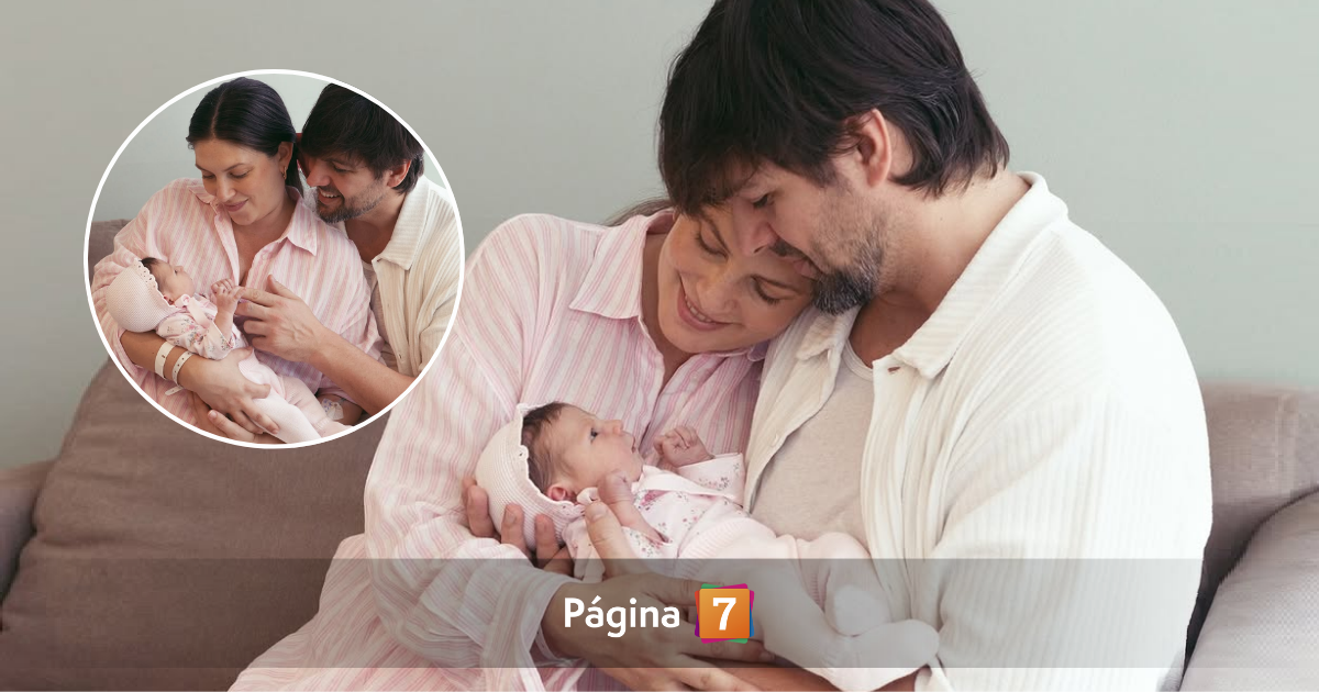 Euge Lemos y Matías Kosznik comparten fotos de su hija recién nacida