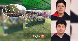 Así fue el emotivo funeral de hermanos fallecidos en Lican Ray