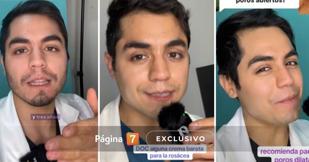 Gabriel Aedo, el dermatologo que cuida la piel de los chilenos en redes sociales