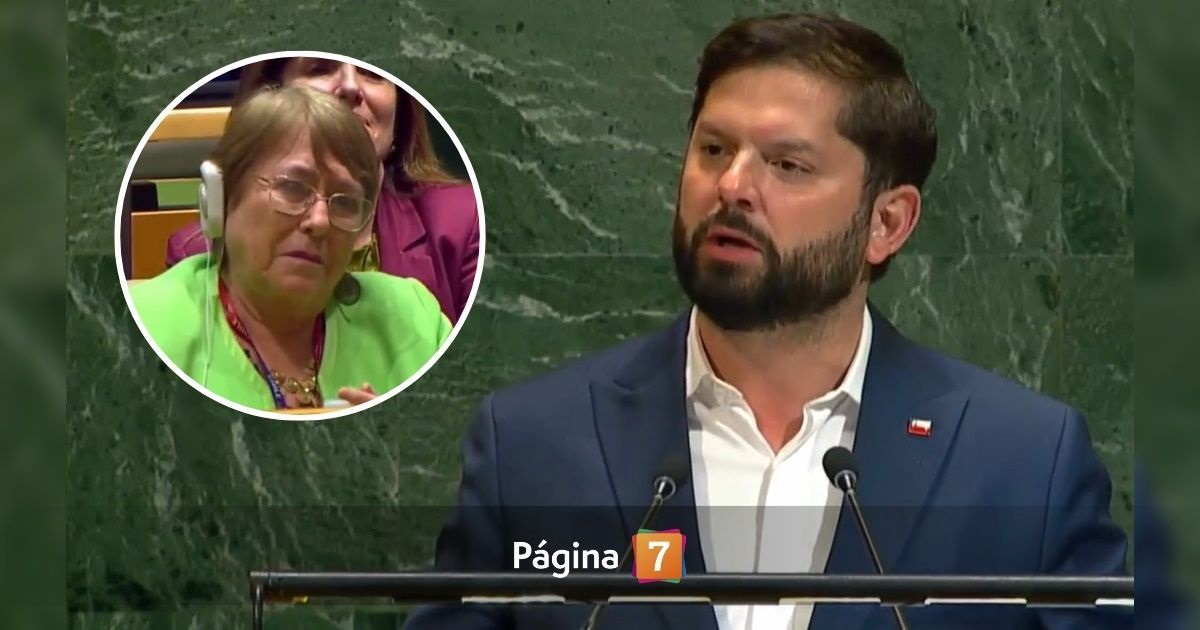 Gabriel Boric arremetió contra Netanyahu en la ONU y emocionó a Michelle Bachelet