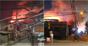 Incendio que afectó 6 casas en Maipú dejó un muerto: era paciente en reposo que no pudo escapar