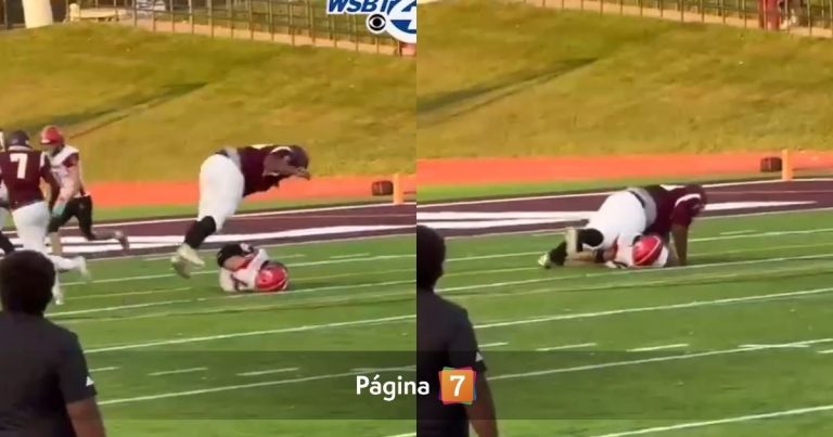 Joven se partió la columna en EEUU tras imprudente jugada de rival: su madre grabó violenta acción