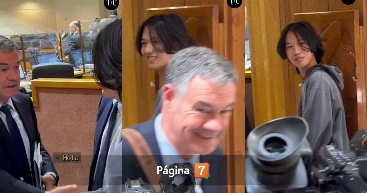 Manuel José Ossandón protagonizó jocoso momento con influencer que aterrizó en la Antártica, Ethan Guo