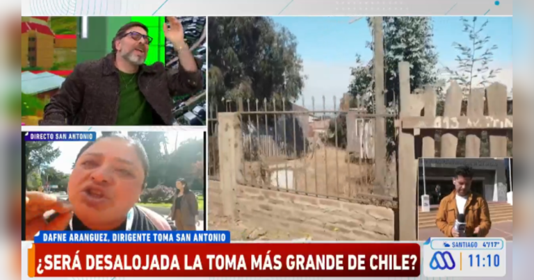 Neme explotó con dirigente de toma de San Antonio: 