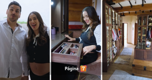 Así es el amplio clóset que Pangal construyó en su casa: 