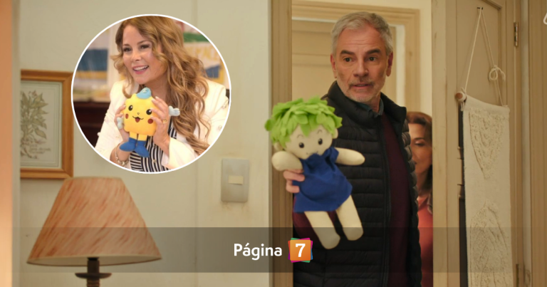 ¿Lo notaste? Protagonista de 'Aguas de Oro' hizo clara parodia a Cathy Barriga y su peluche Renacín