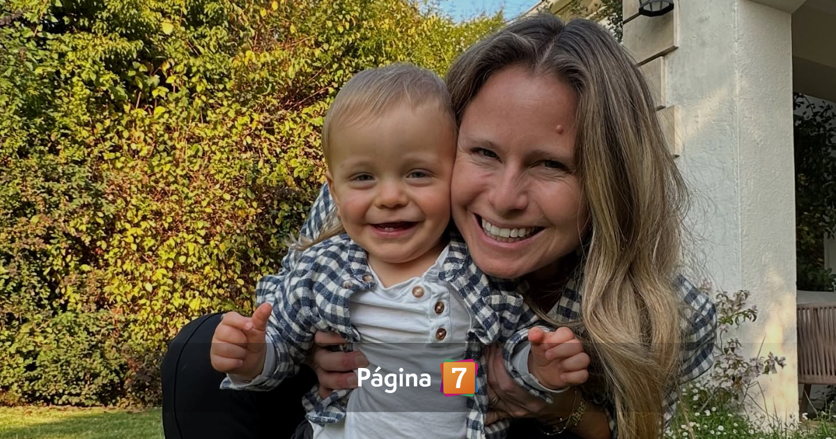 Soledad Onetto enterneció con foto de su hijo Borja vestido de huasito