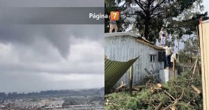 Tromba marina golpea San Pedro de la Paz: dejó viviendas dañadas y árboles caídos