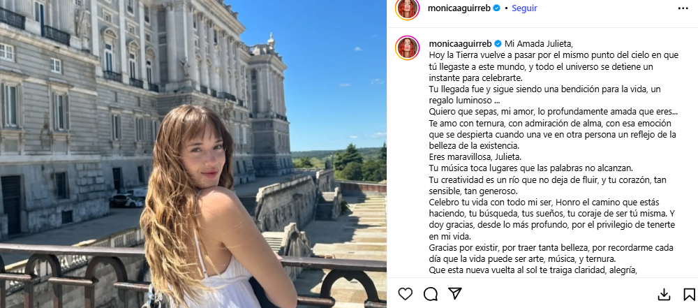 Millaray Viera y Álvaro López celebraron el cumpleaños 17 de su hija Julieta: "Luz de mi vida"